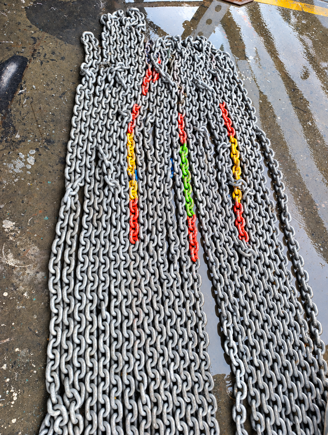 Marine anchor chain inspection